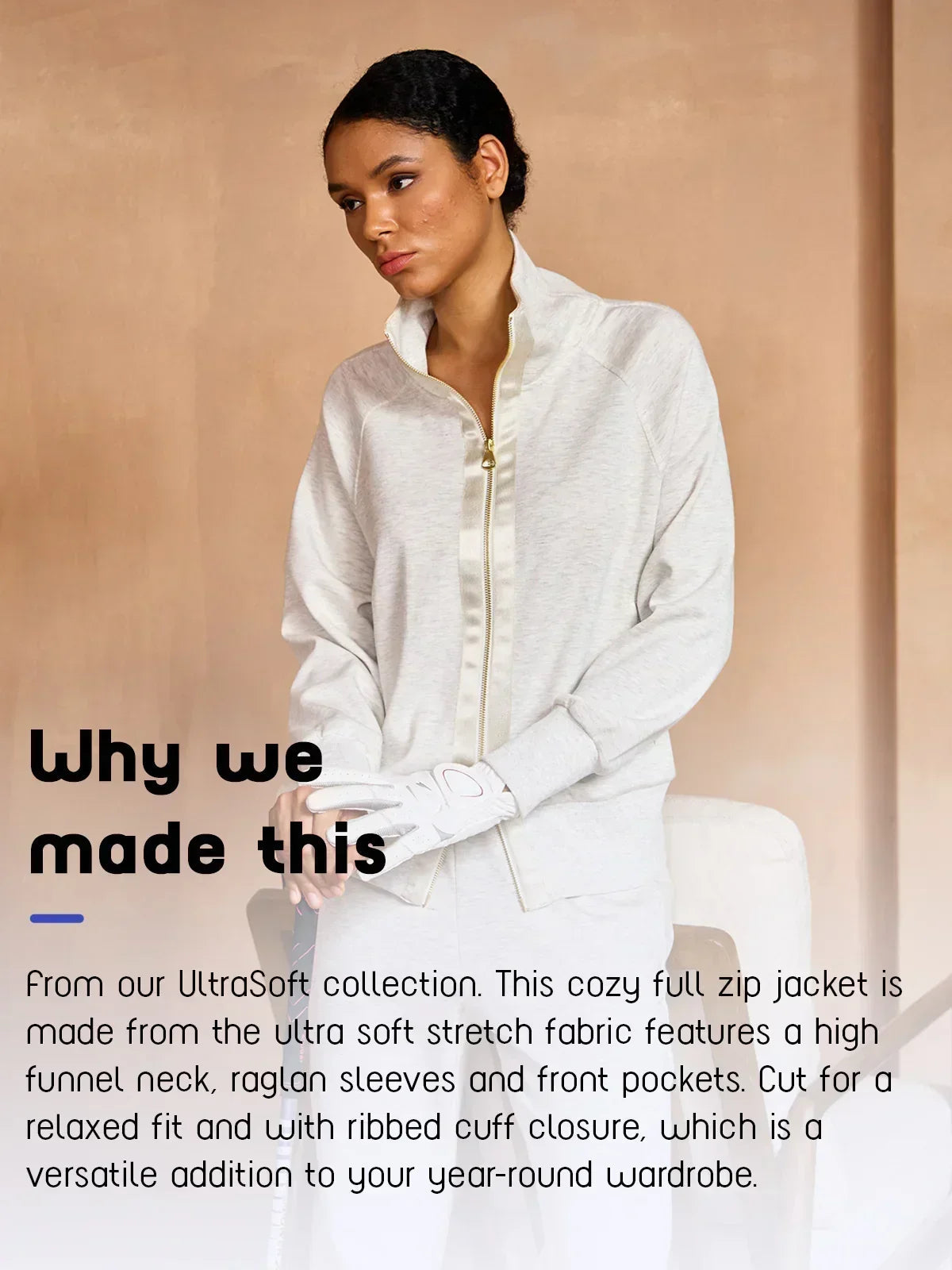 UltraSoft Long Sleeve Trimmed Jacket