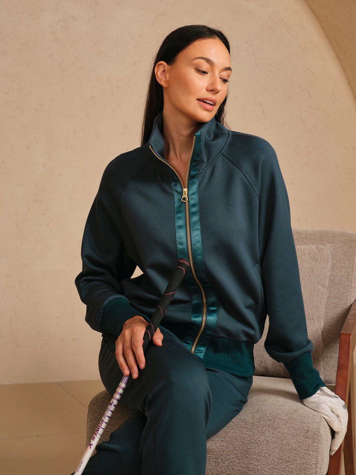 UltraSoft Long Sleeve Trimmed Jacket