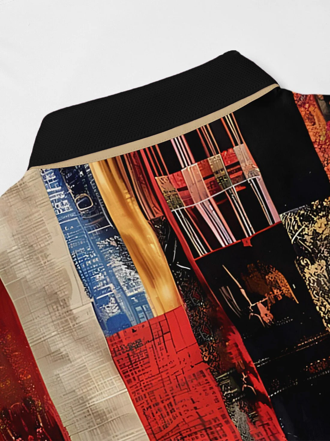 Not So Classic Men's Ribbed Collar Polo Top UPF50+