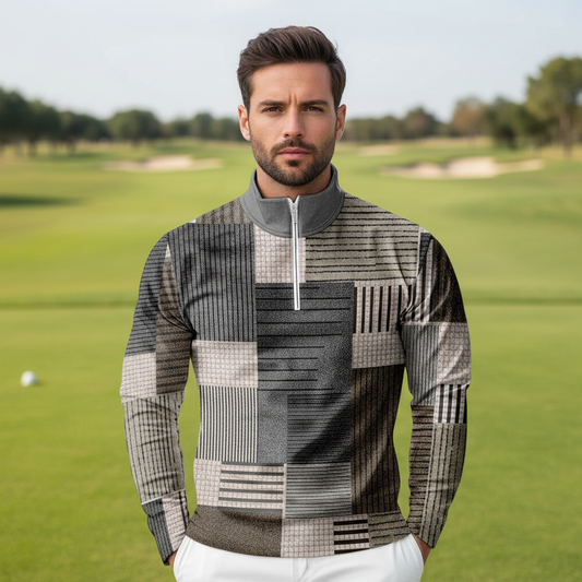 Not So Classic Men's Golf Shirt Quarterzip UPF50+