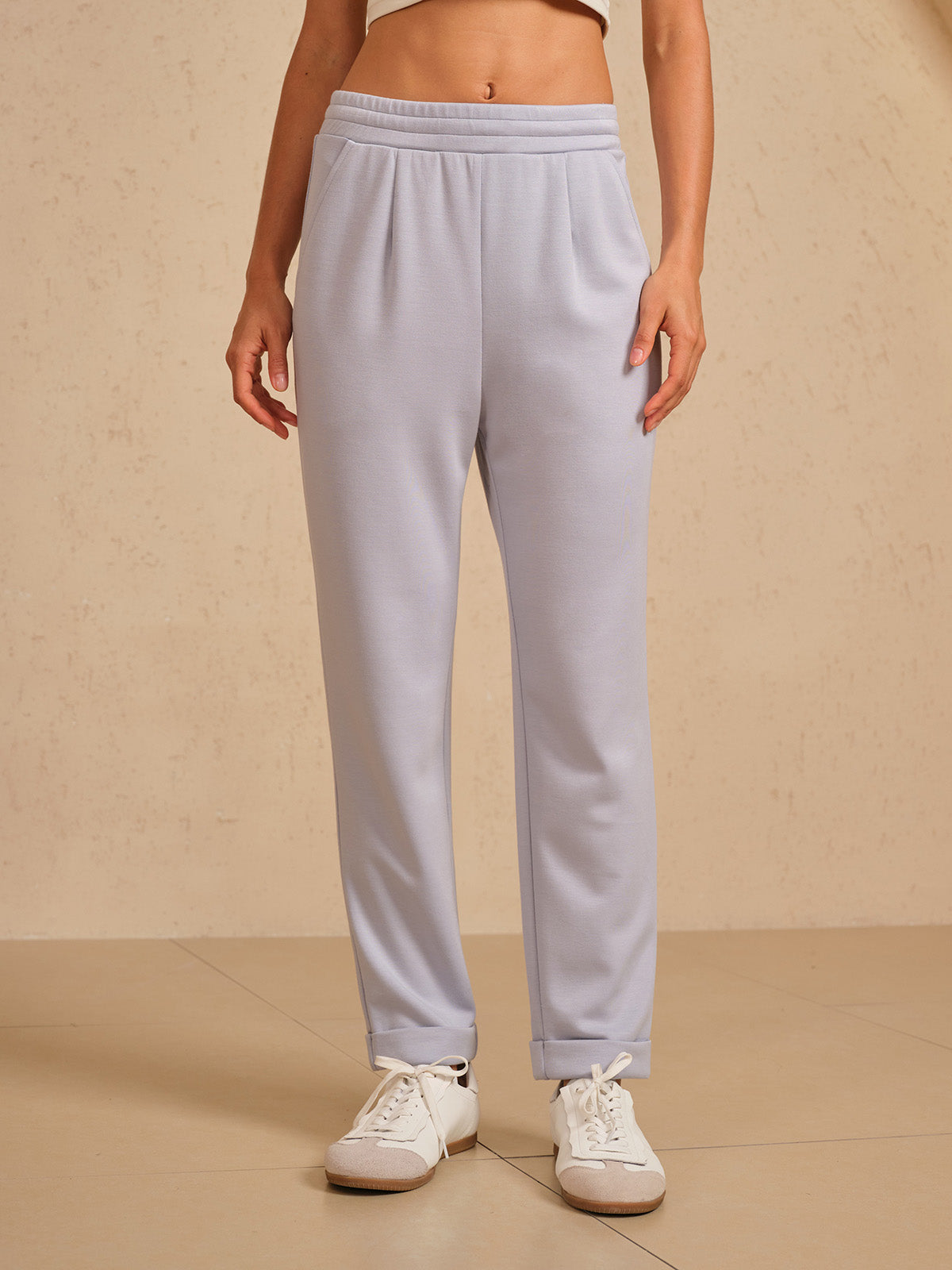 UltraSoft Stretch Hidden Drawstring Cuff Pants