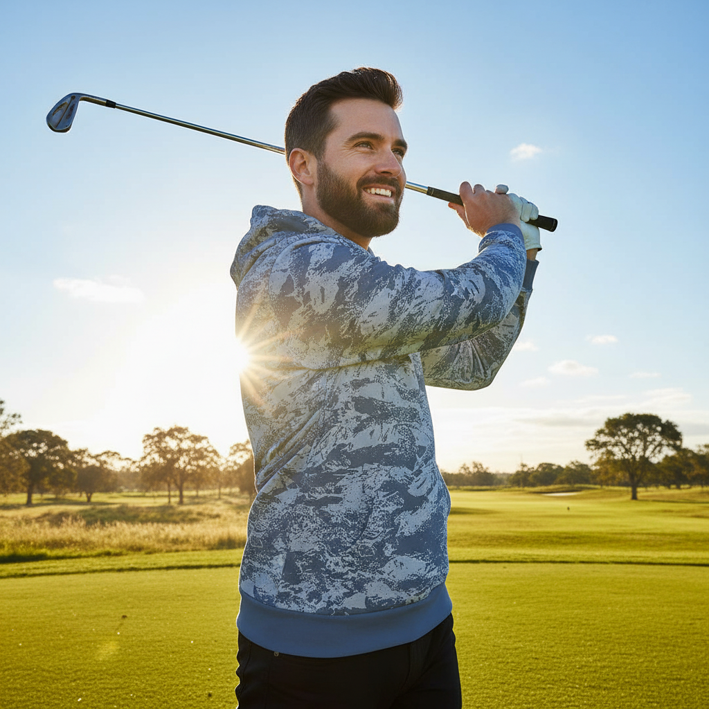 Inked Skins Men's Golf Hooded Sweatshirt