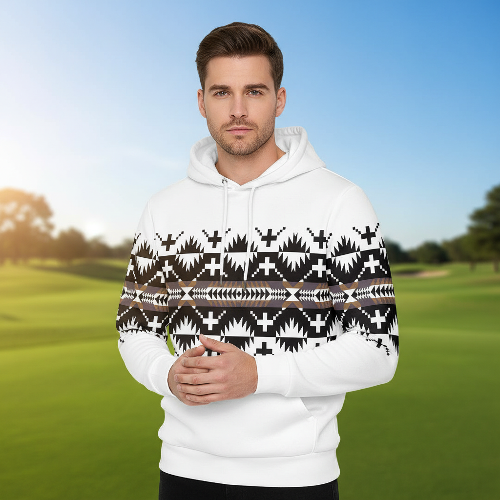 Bold Baroque Men's Golf Hooded Sweatshirt