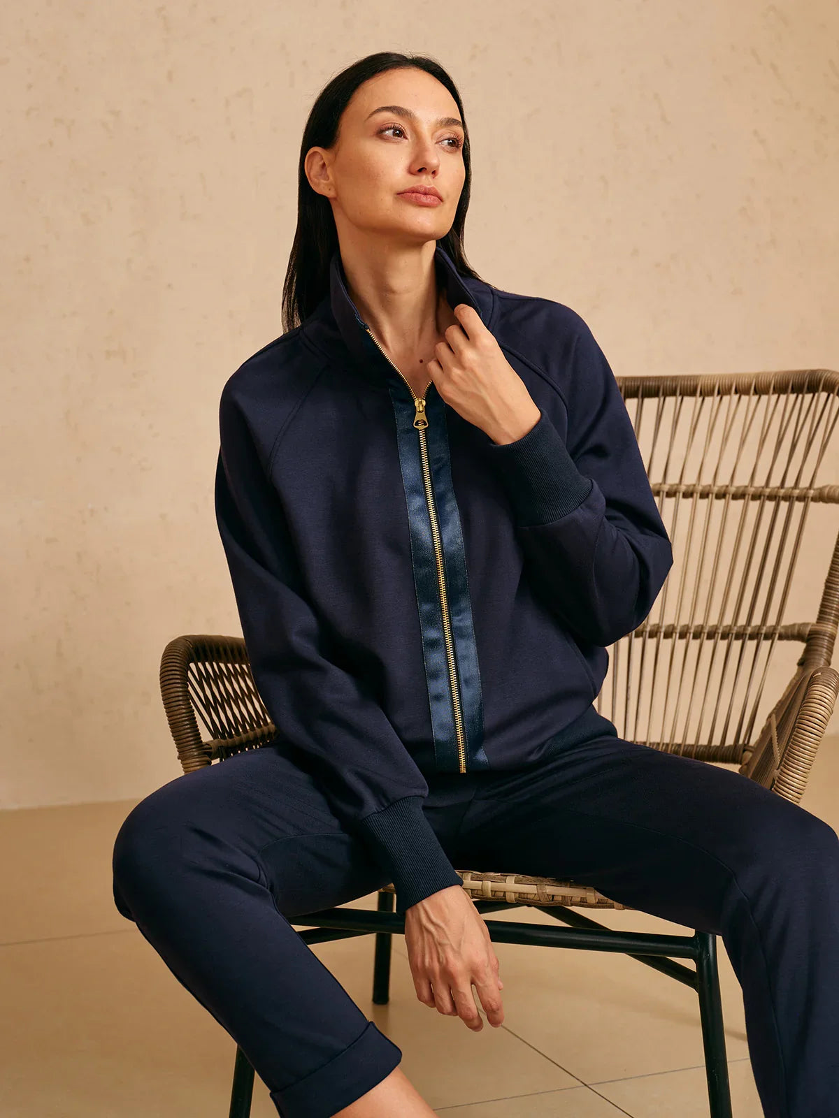 UltraSoft Long Sleeve Trimmed Jacket