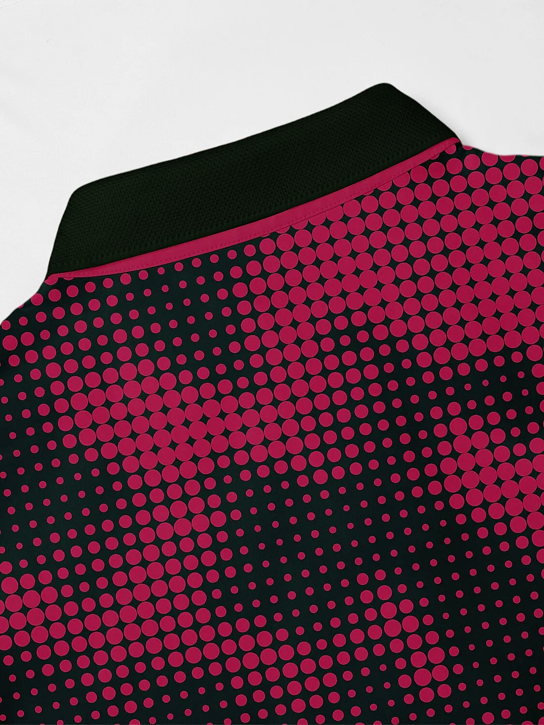 Inked Skins Men's Ribbed Collar Polo Top UPF50+