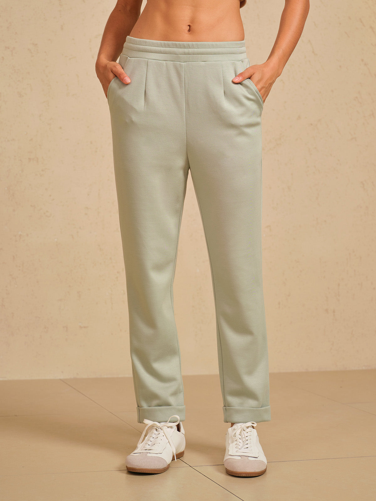 UltraSoft Stretch Hidden Drawstring Cuff Pants
