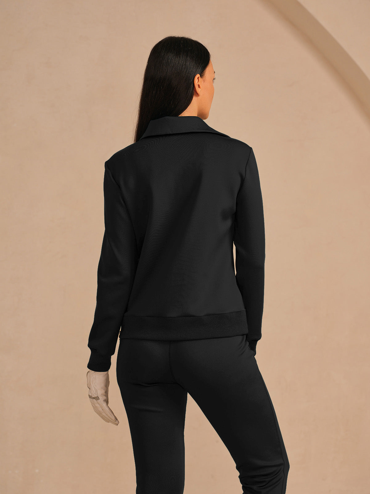 More Than Basic Asymmetrical Collar Golf Sweatshirt