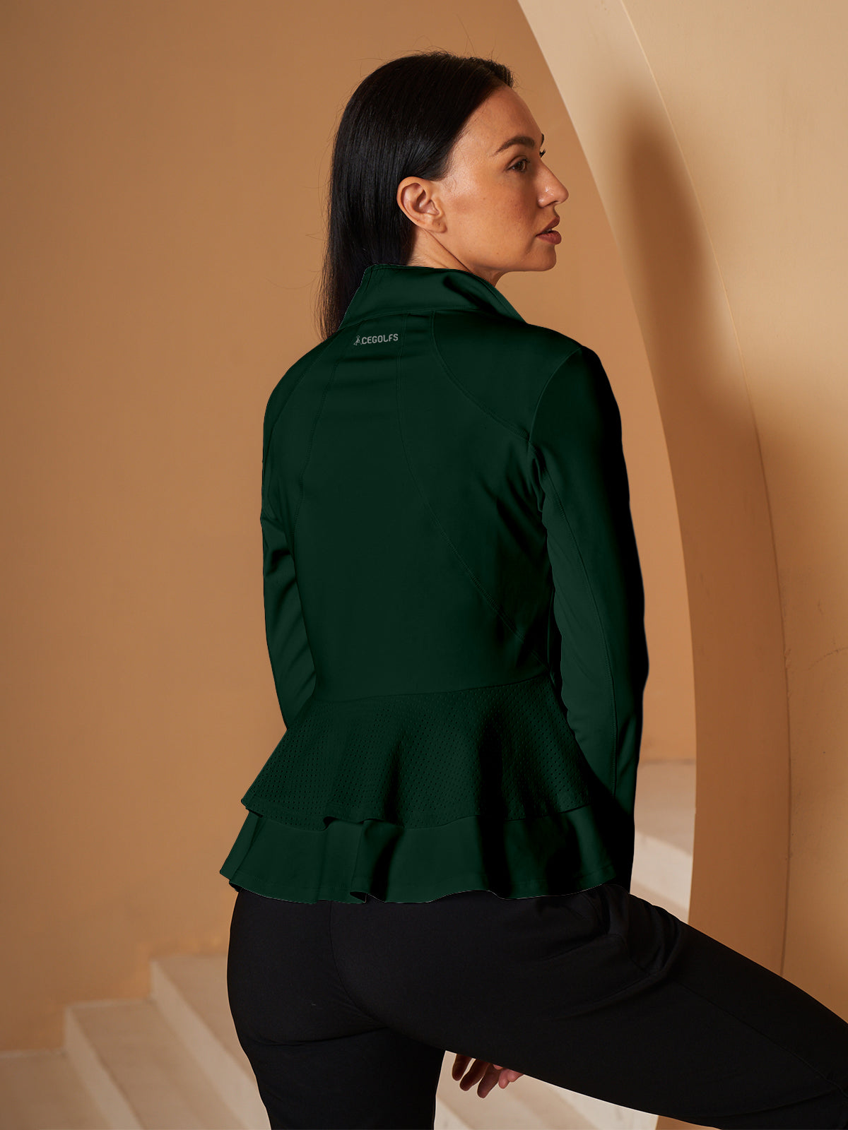 More Than Basic Ruffle Golf Jacket Sun Protection