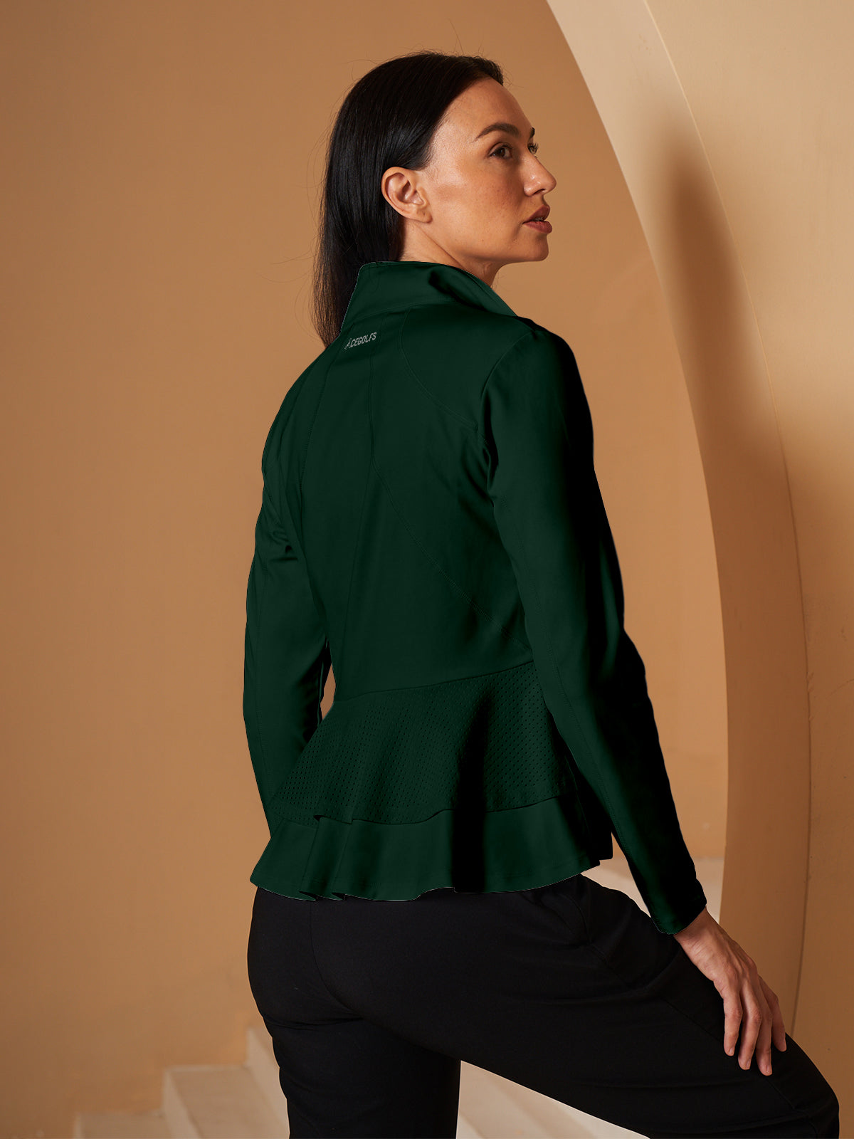 More Than Basic Ruffle Golf Jacket Sun Protection