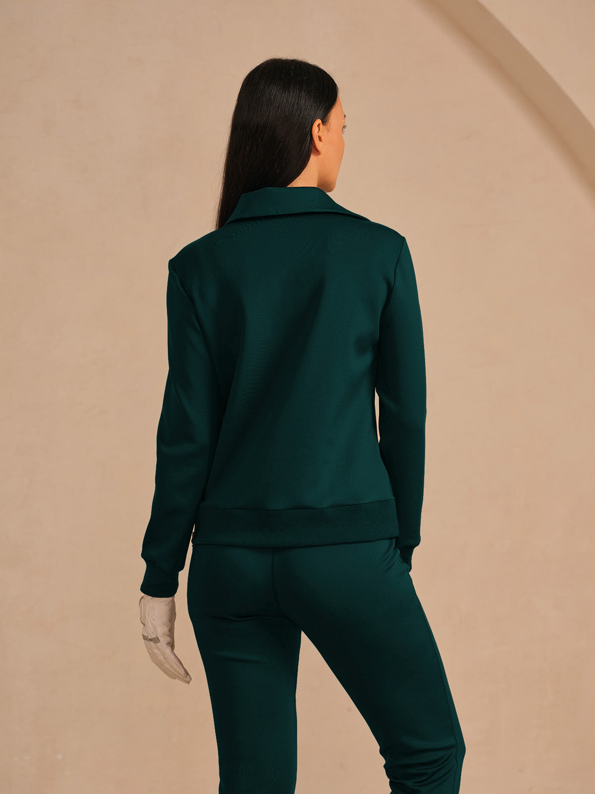 More Than Basic Asymmetrical Collar Golf Sweatshirt