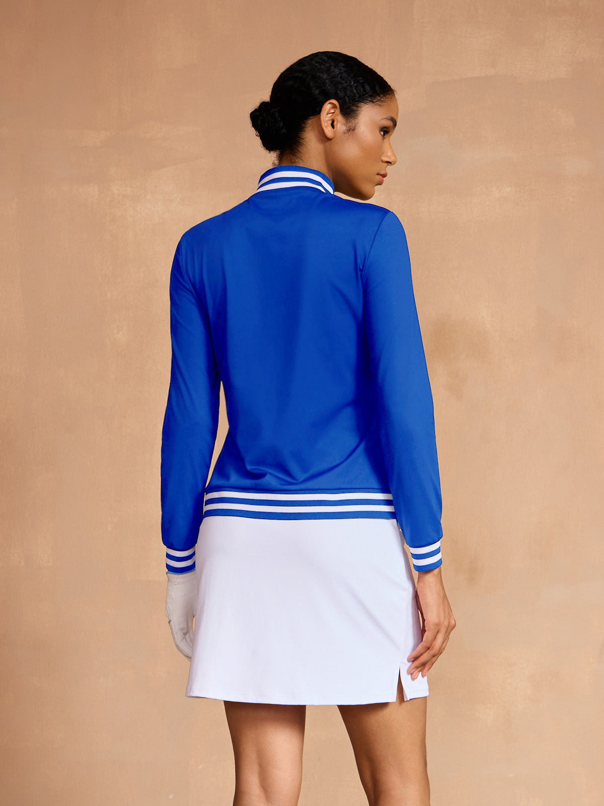 Navycore Long Sleeve Golf Shirt Quarterzip UPF50+