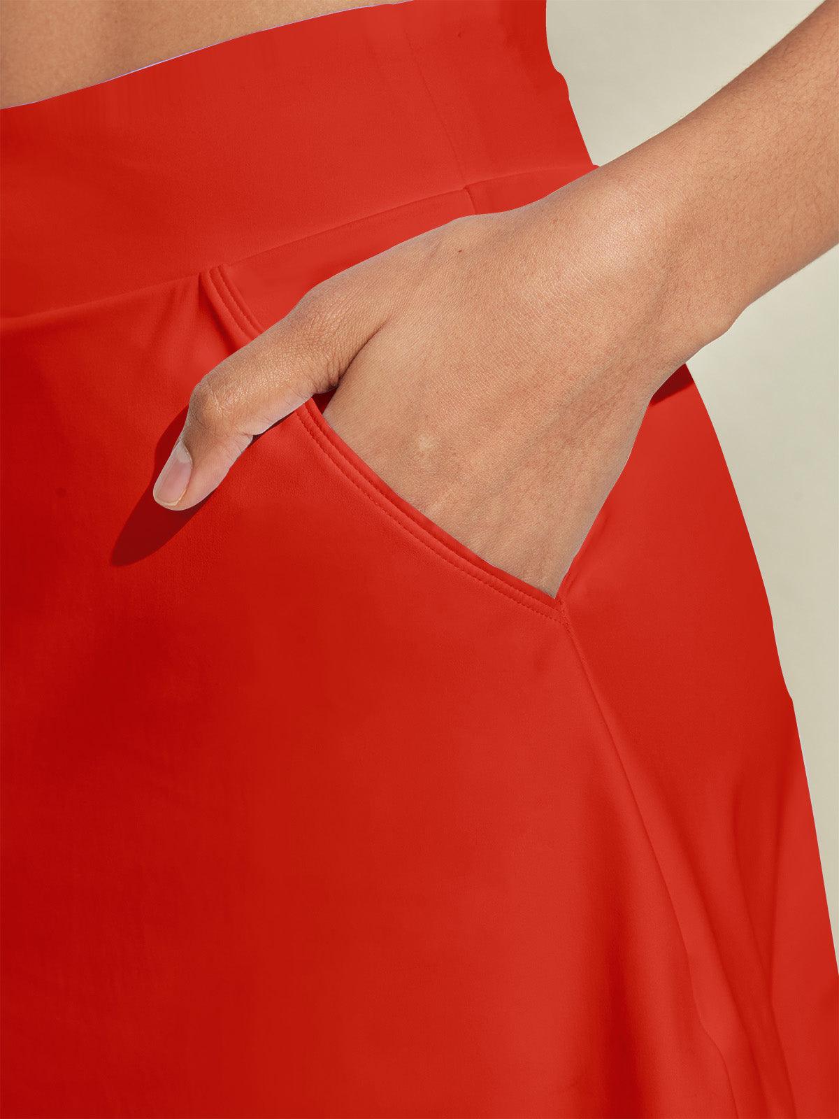 Basic 16 Inch High Waist Skort UPF50+