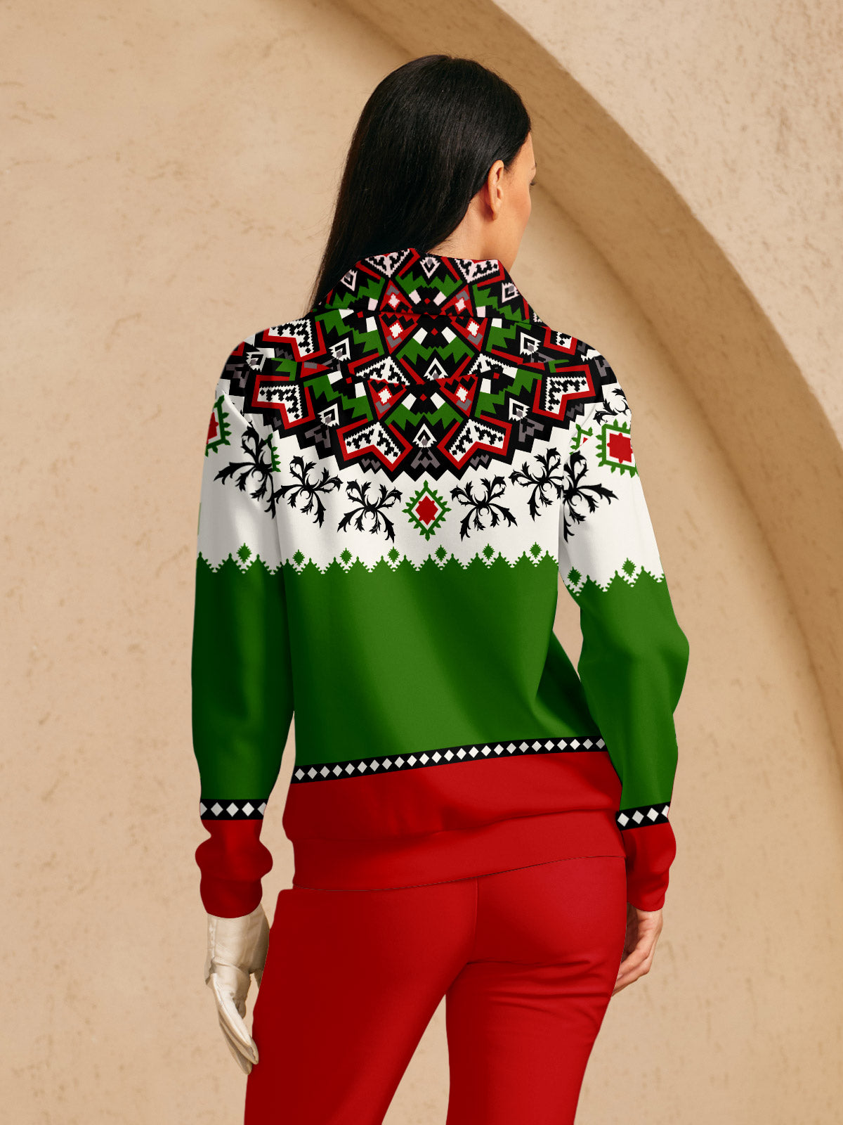 Bold Baroque Golf Sweatshirt