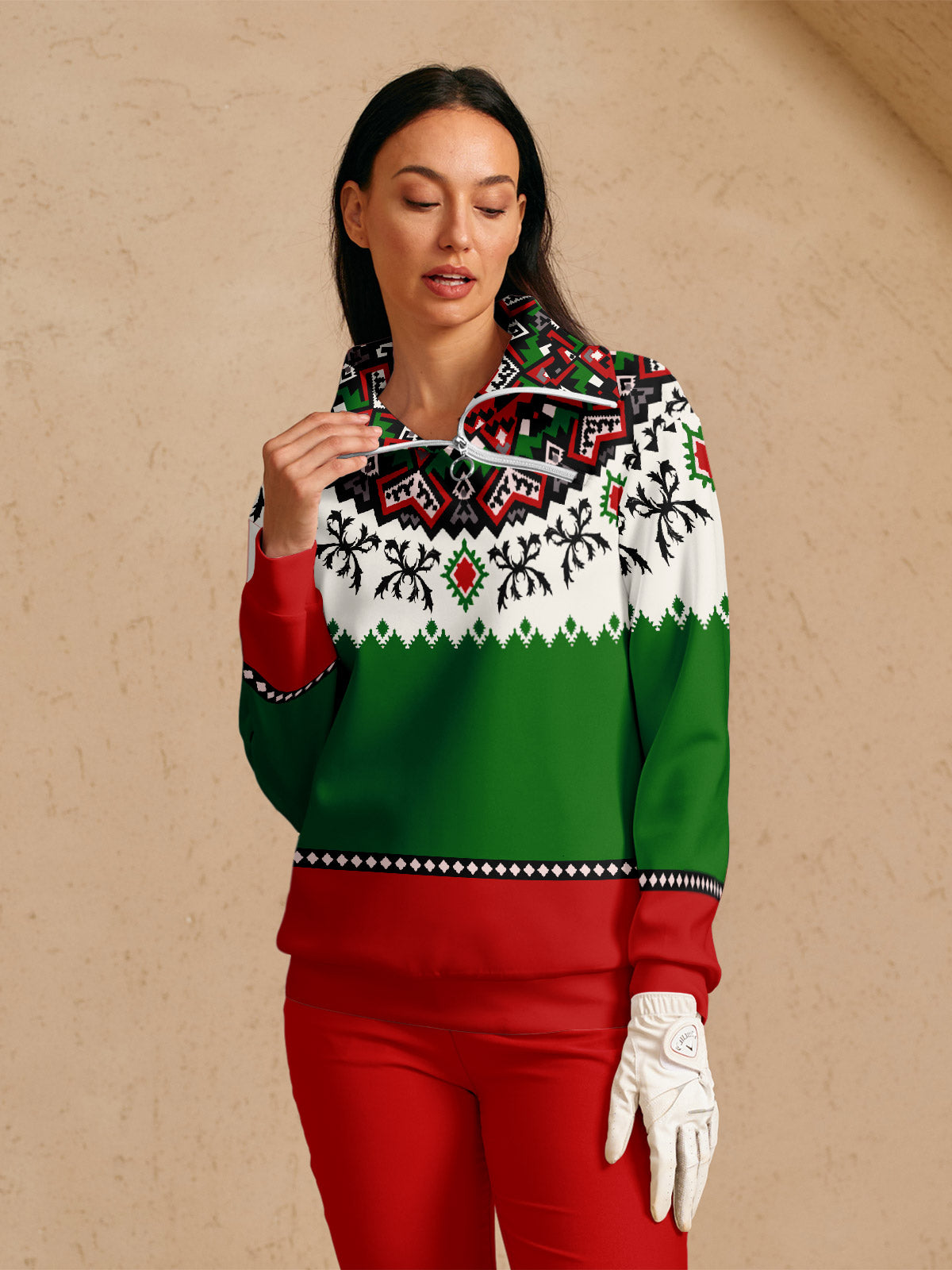 Bold Baroque Golf Sweatshirt