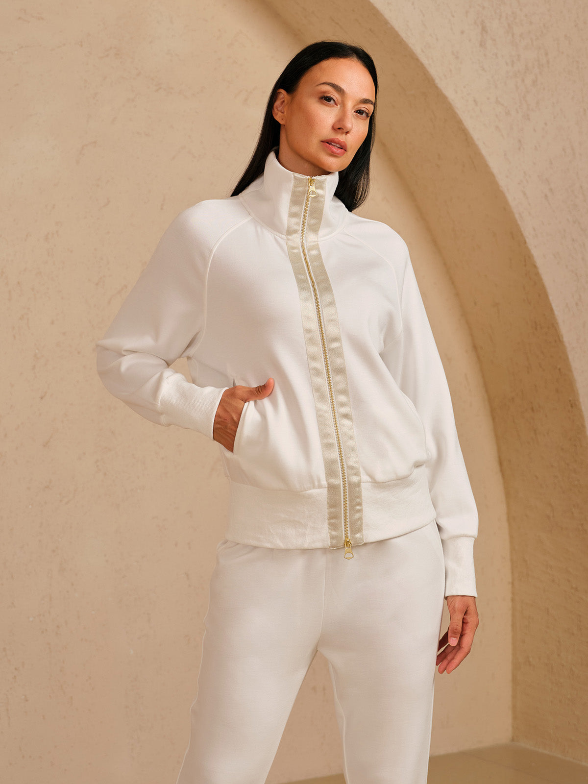 UltraSoft Long Sleeve Trimmed Jacket