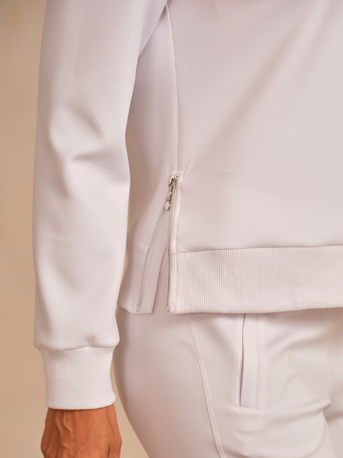 More Than Basic Asymmetrical Collar Golf Sweatshirt