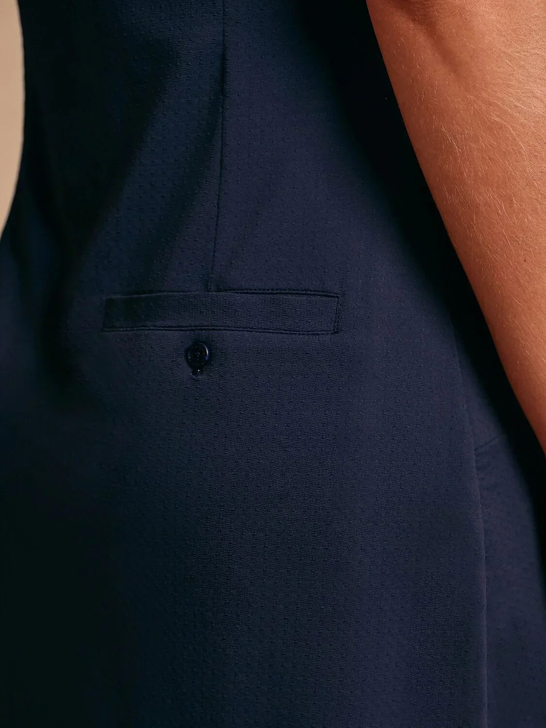 Premium Sleeveless Asymmetrical Trimmed 36.5 Inch Dress UPF50+