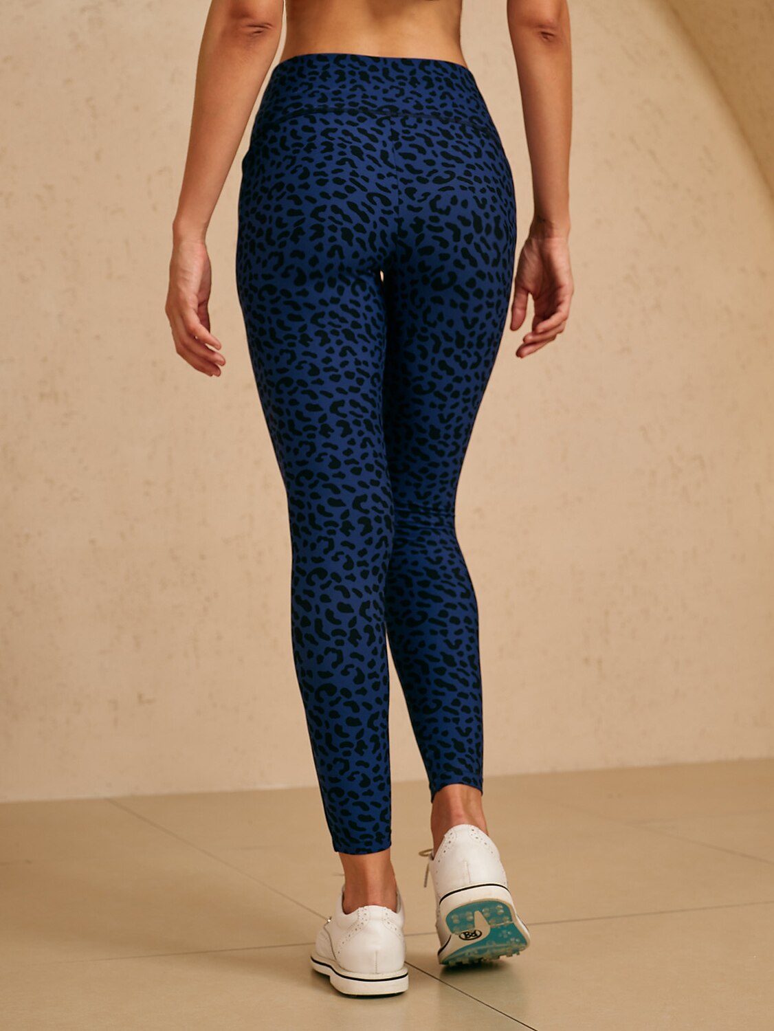 More Than Basic 35 Inch Leopard Golf Leggings