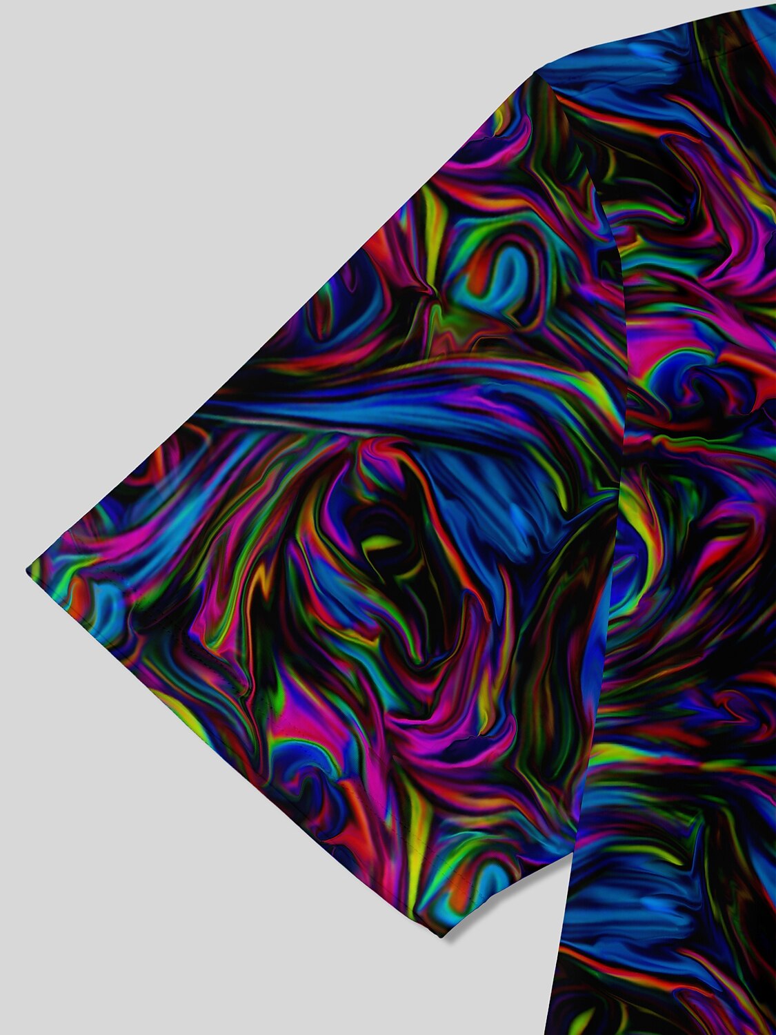 Inked Skins Men's Ribbed Collar Polo Top UPF50+