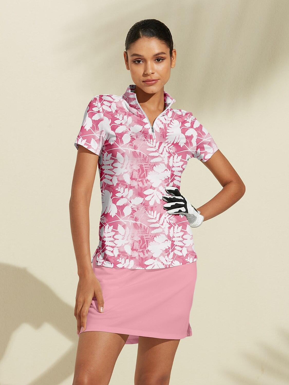 Botanical Energy Golf Shirt Quarterzip UPF50+