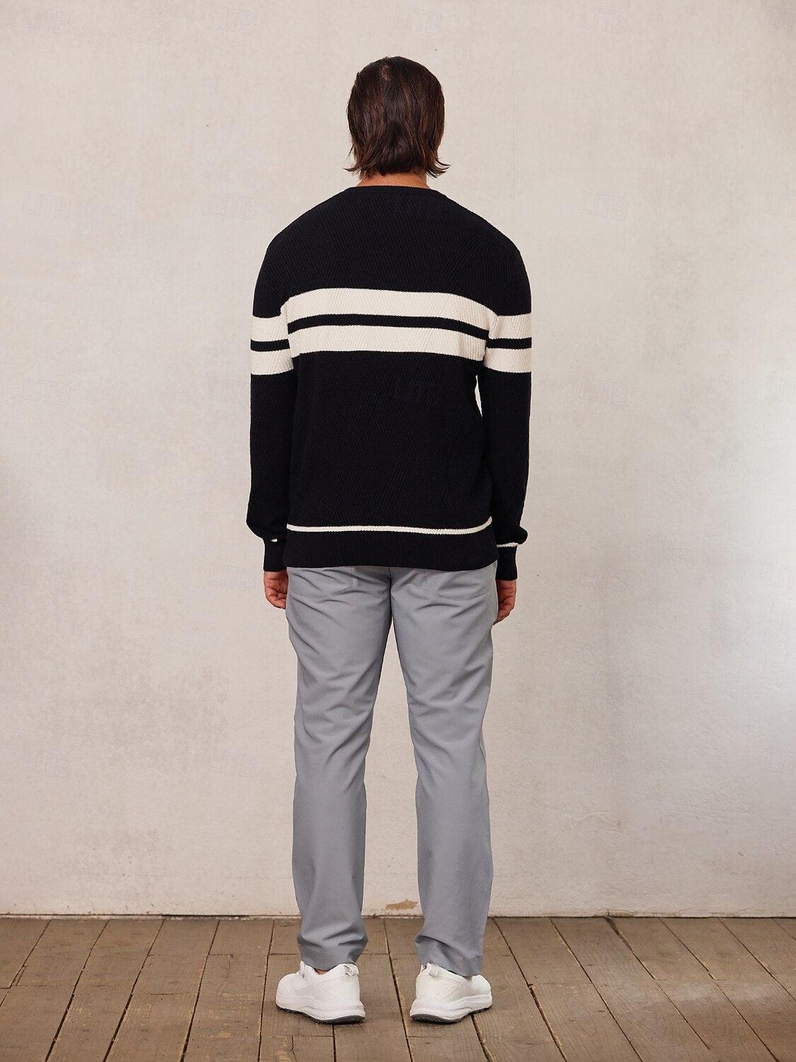 More Than Basic Men's Golf Crewneck Sweater