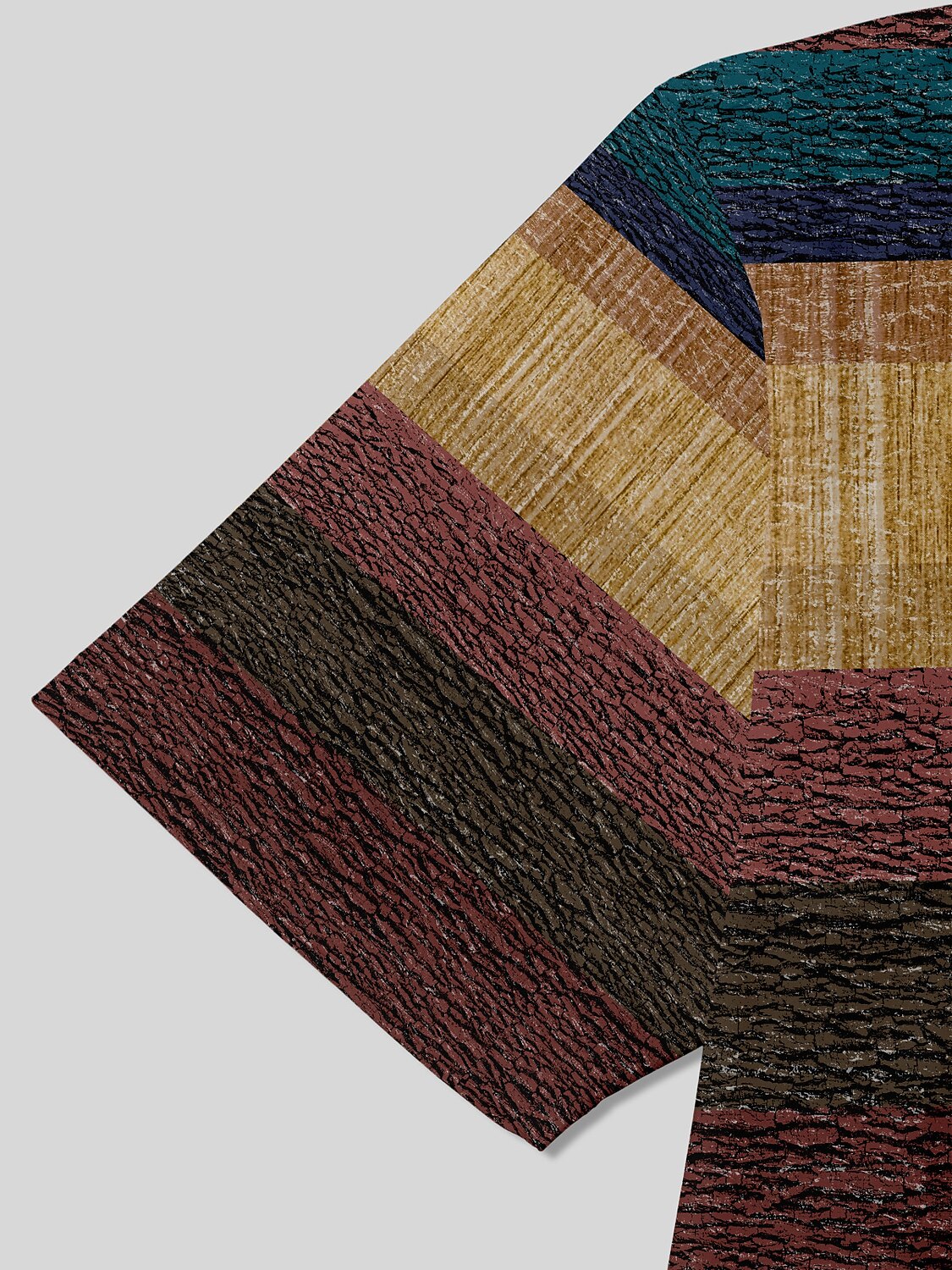 Inked Skins Men's Ribbed Collar Polo Top UPF50+