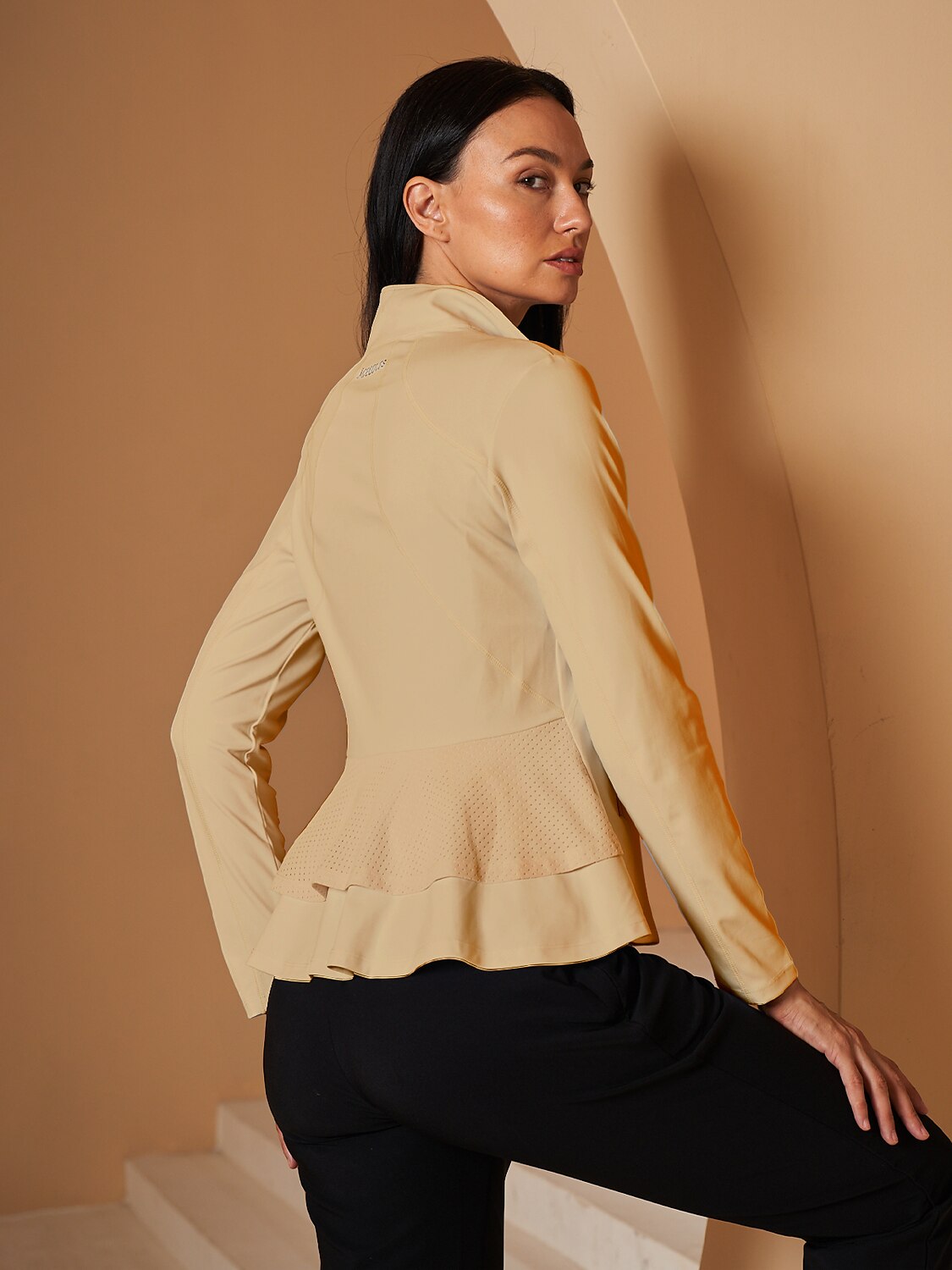 More Than Basic Ruffle Golf Jacket Sun Protection
