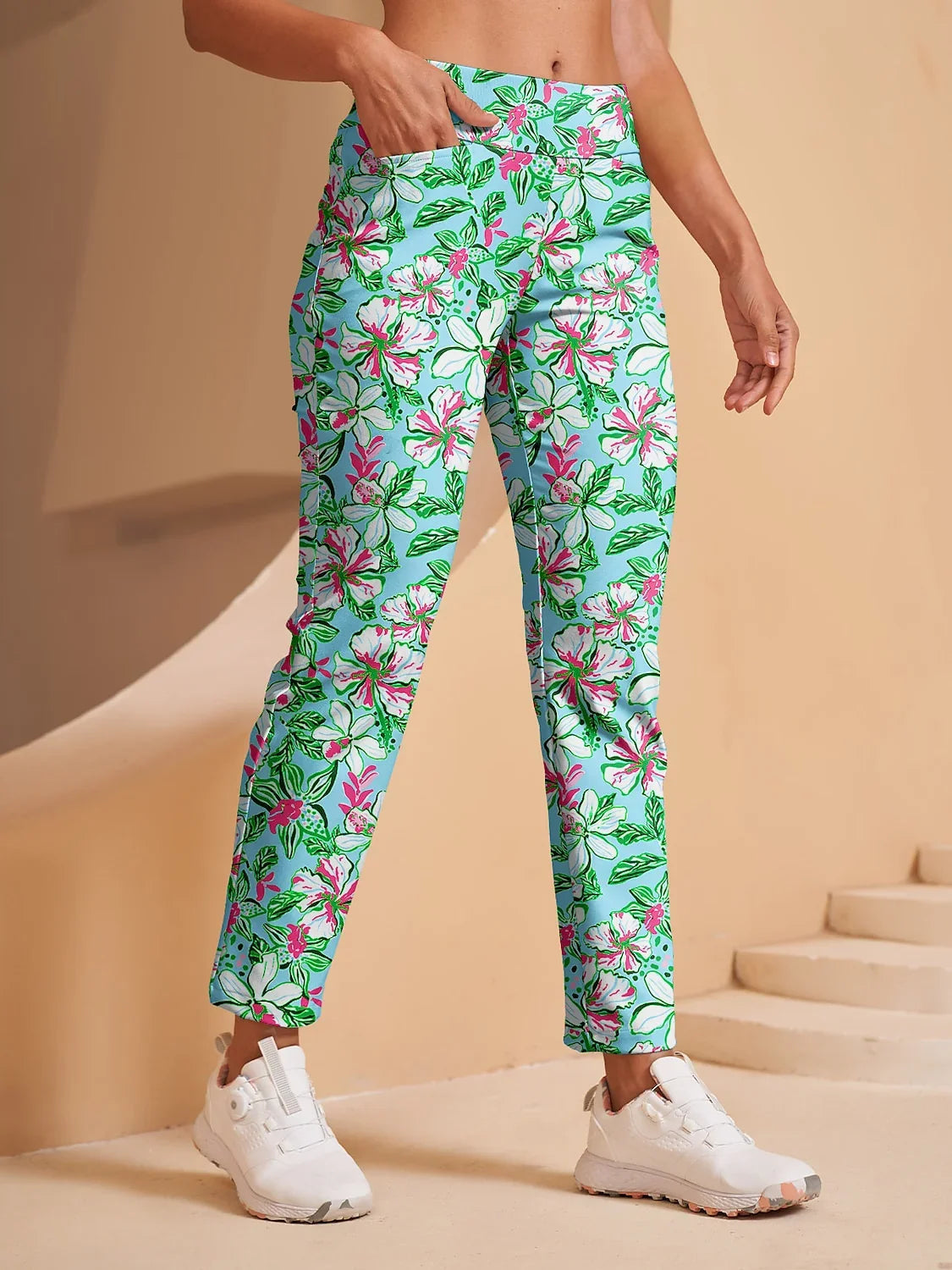 Botanical Energy 28 Inch Performance Stretch Ankle Pants