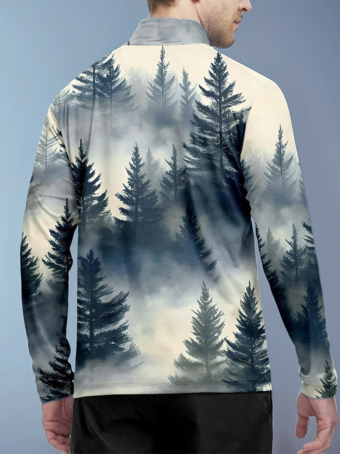 Inked Skins Men's Golf Shirt Quarterzip UPF50+