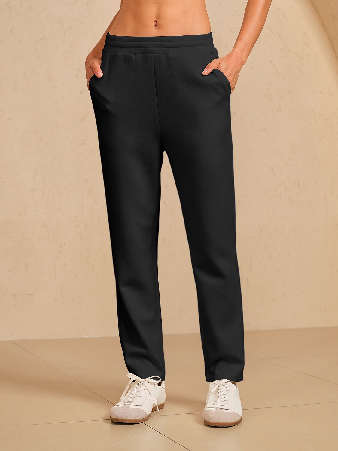 UltraSoft Stretch Hidden Drawstring Ankle Pants
