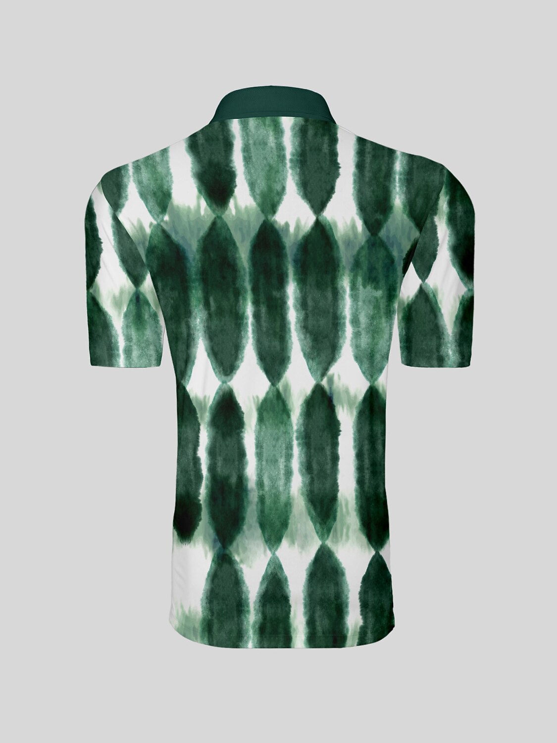 Inked Skins Men's Ribbed Collar Polo Top UPF50+