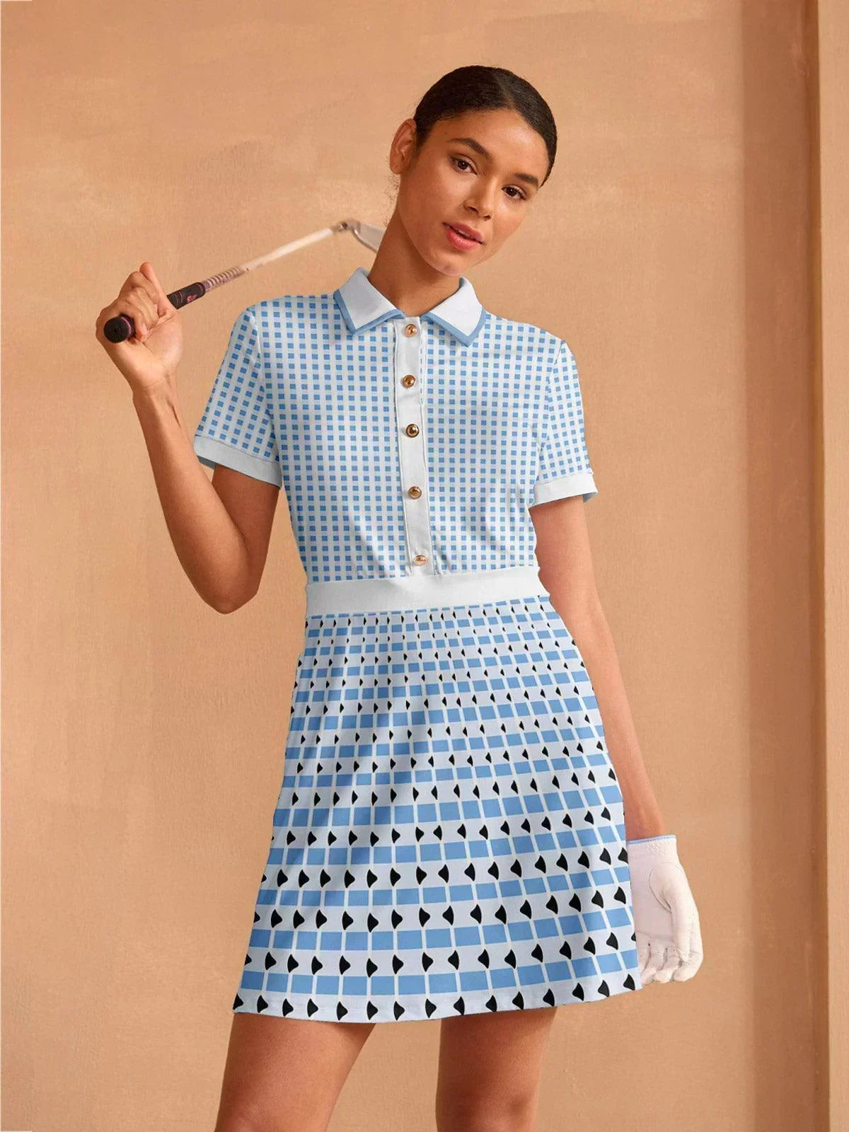 Not So Classic Short Sleeve A-Line 36.5 Inch Dress