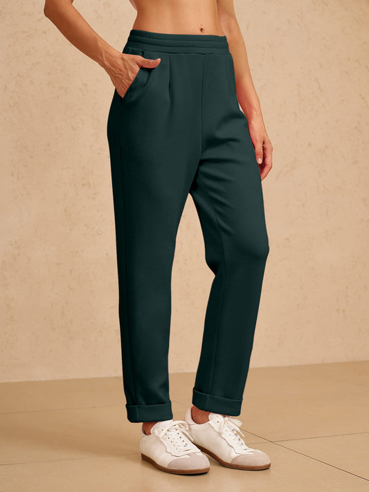 UltraSoft Stretch Hidden Drawstring Cuff Pants