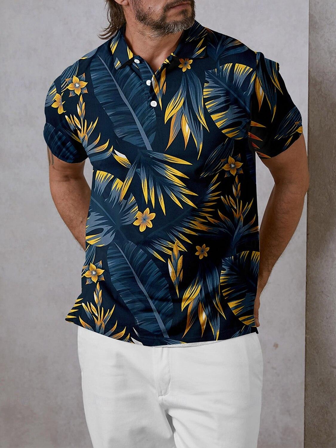 Botanical Energy Men's Polo Top UPF50+