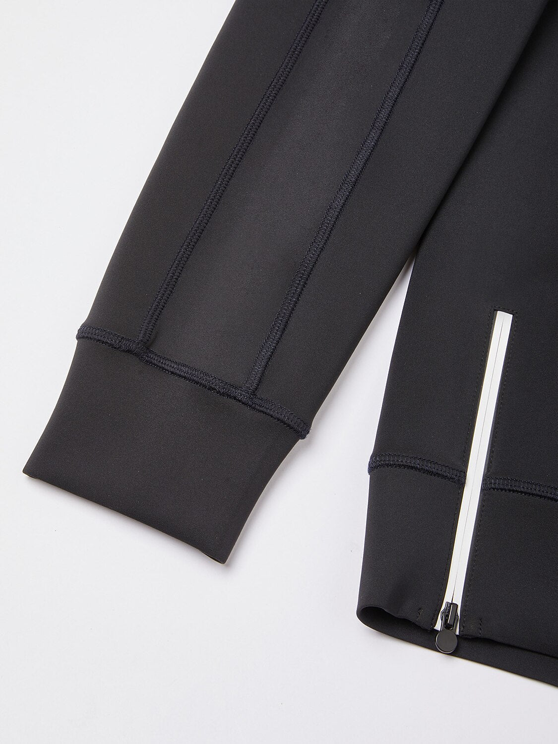 Basic Men's Irregular Zip Collar Long Sleeve Sweatshirt