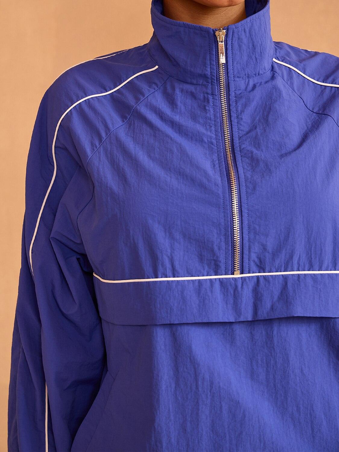 More Than Basic Long Sleeve Trimmed Pocket Sweatshirt