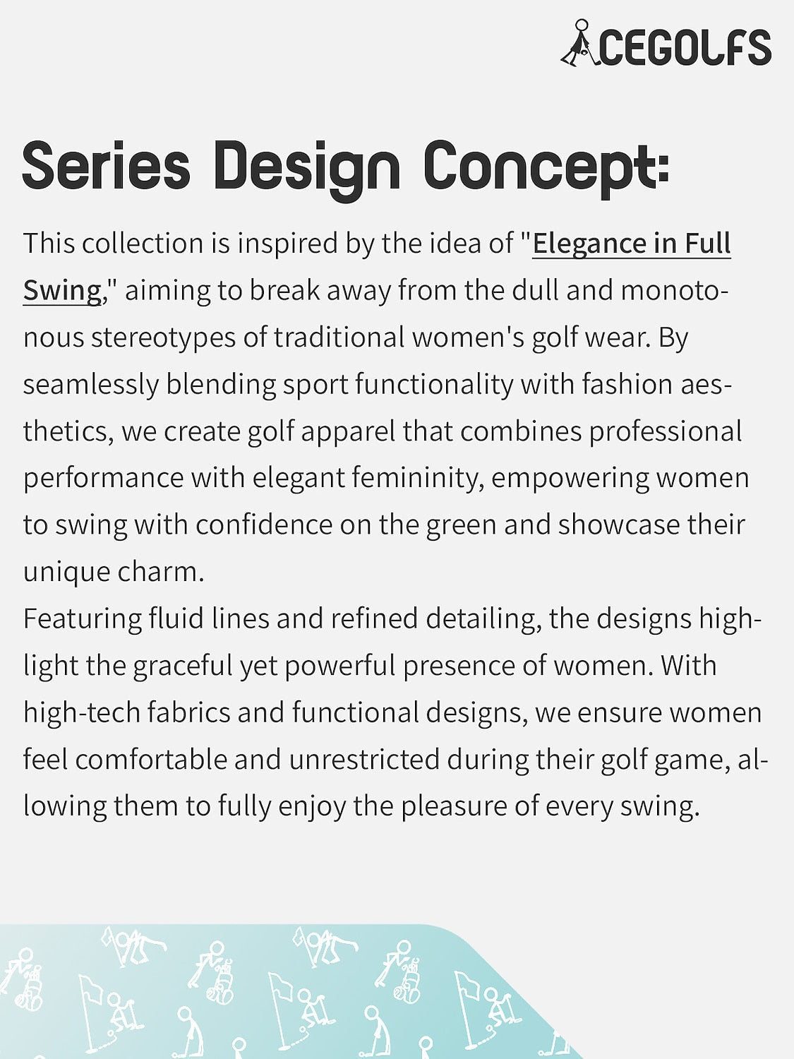 Premium 19 Inch A-Line Ruffle Skort UPF50+