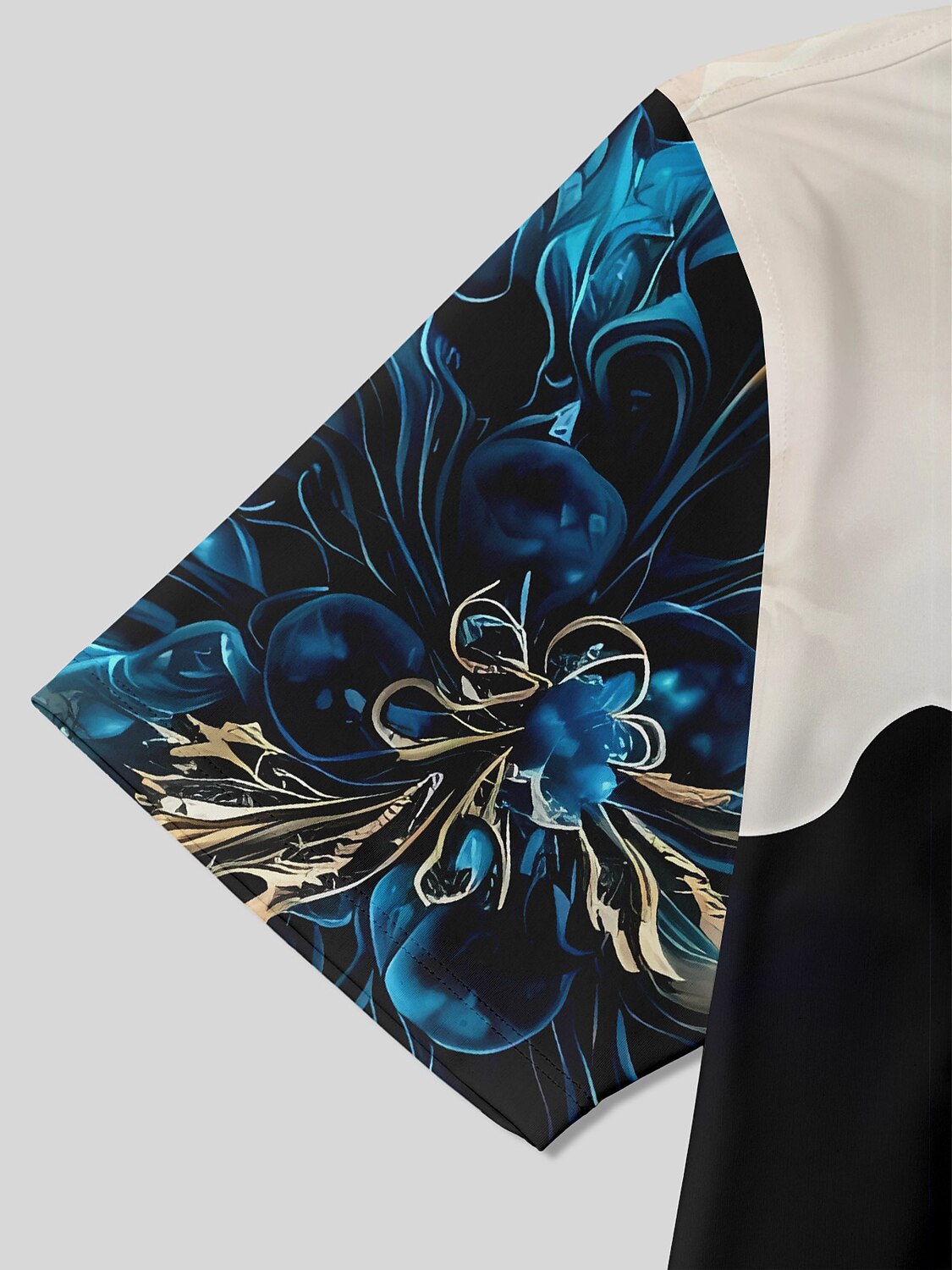 Botanical Energy Men's Ribbed Collar Polo Top UPF50+