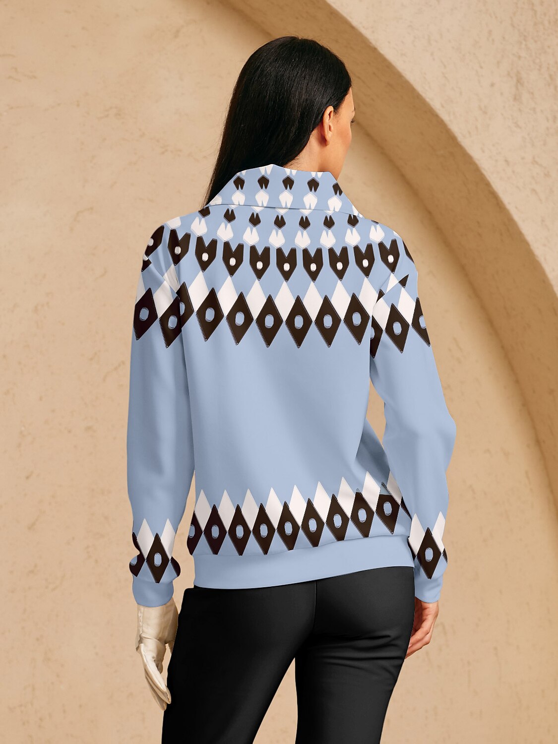Bold Baroque Golf Sweatshirt