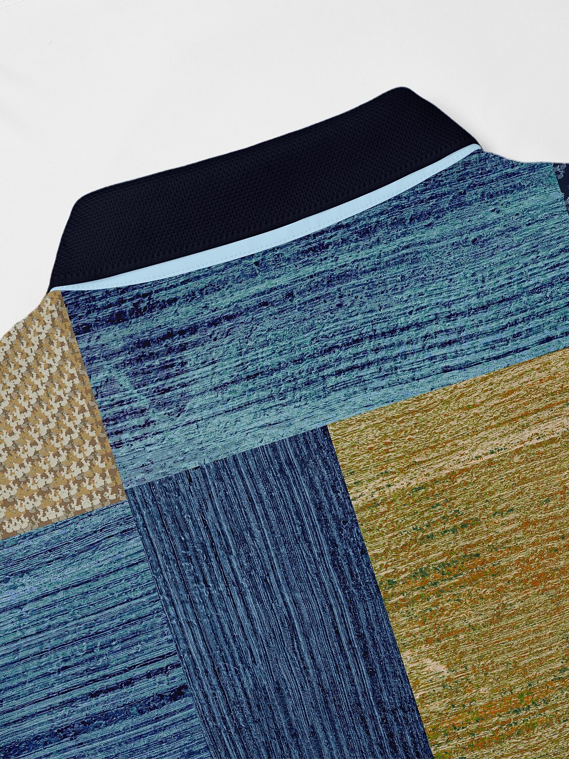 Not So Classic Men's Ribbed Collar Polo Top UPF50+