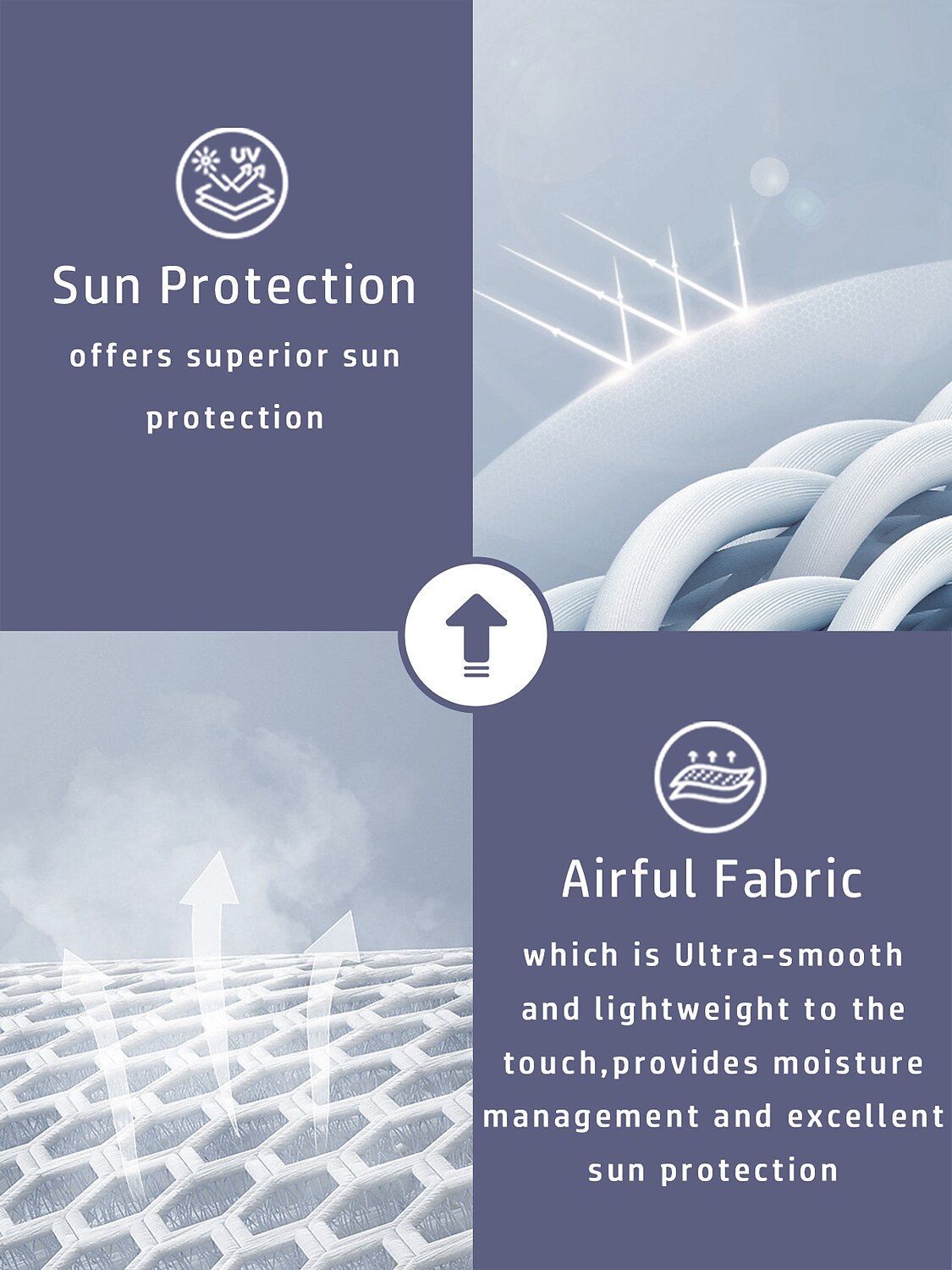 Hyper-prep Men's Ribbed Collar Polo Top UPF50+