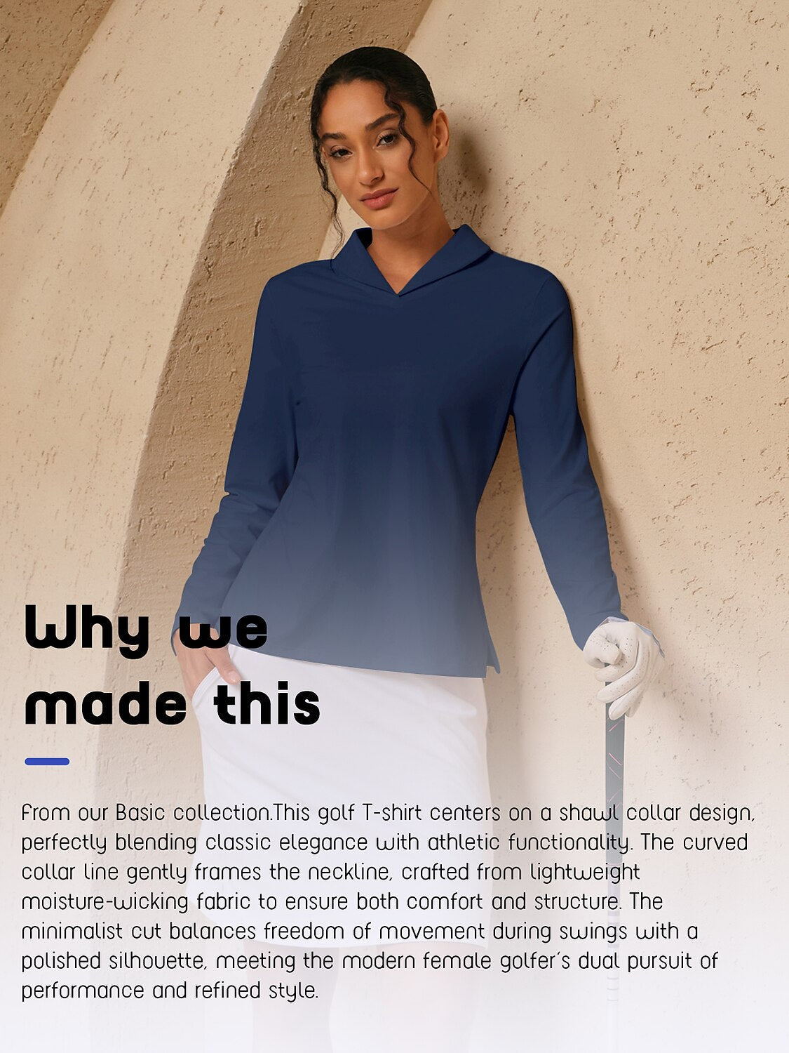 More Than Basic Shawl Collar Golf Shirt