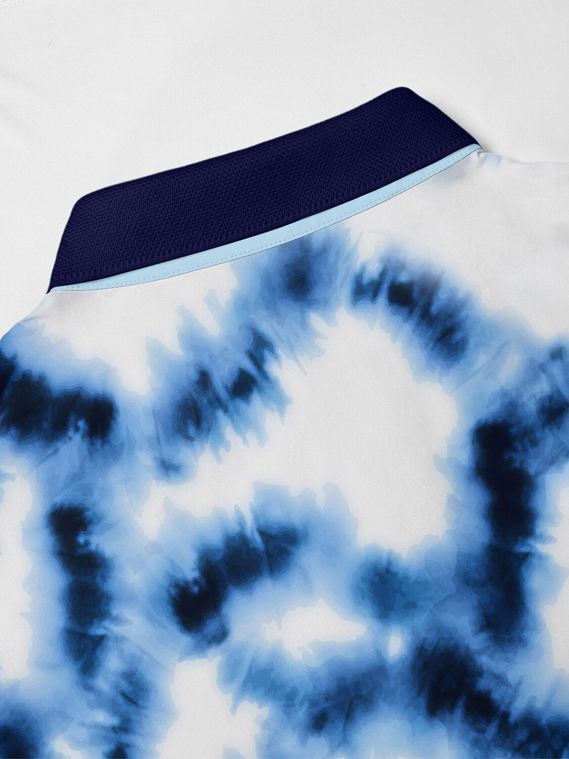 Inked Skins Men's Ribbed Collar Polo Top UPF50+