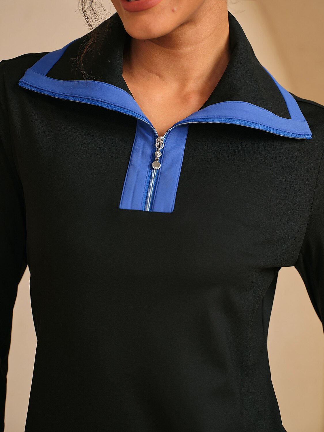 Navycore Color Block Lapel Golf Polo Shirt UPF50+