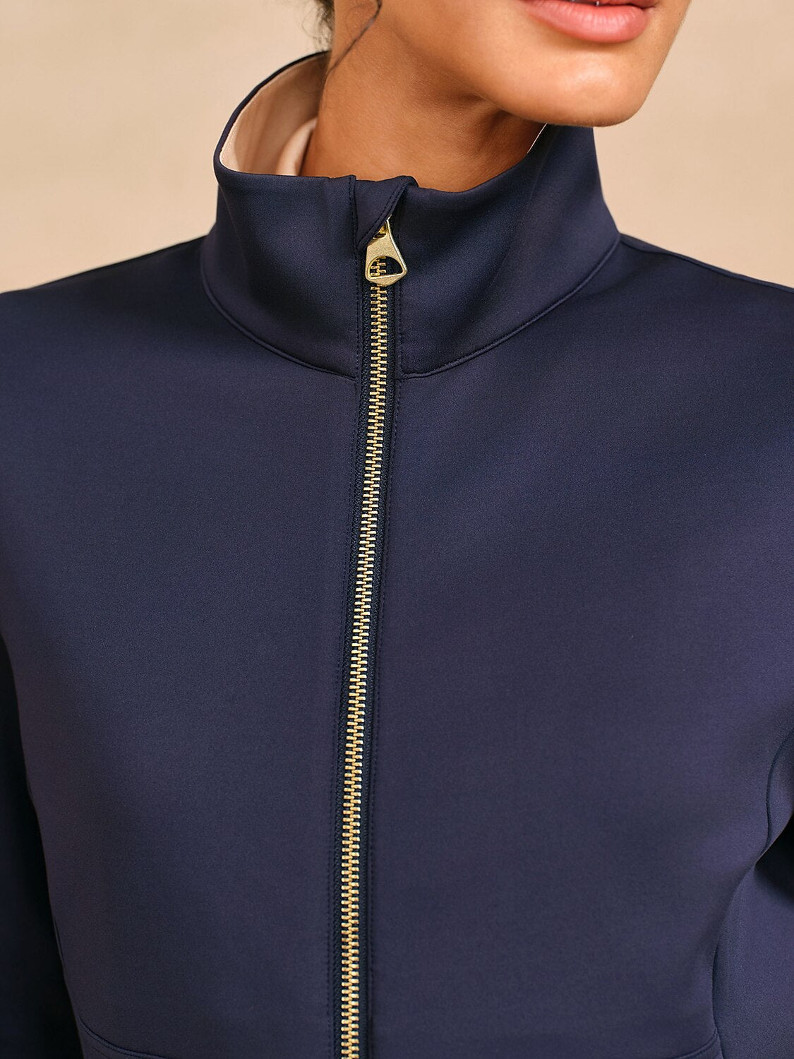 Navycore Color Block Full Zip Golf Jacket
