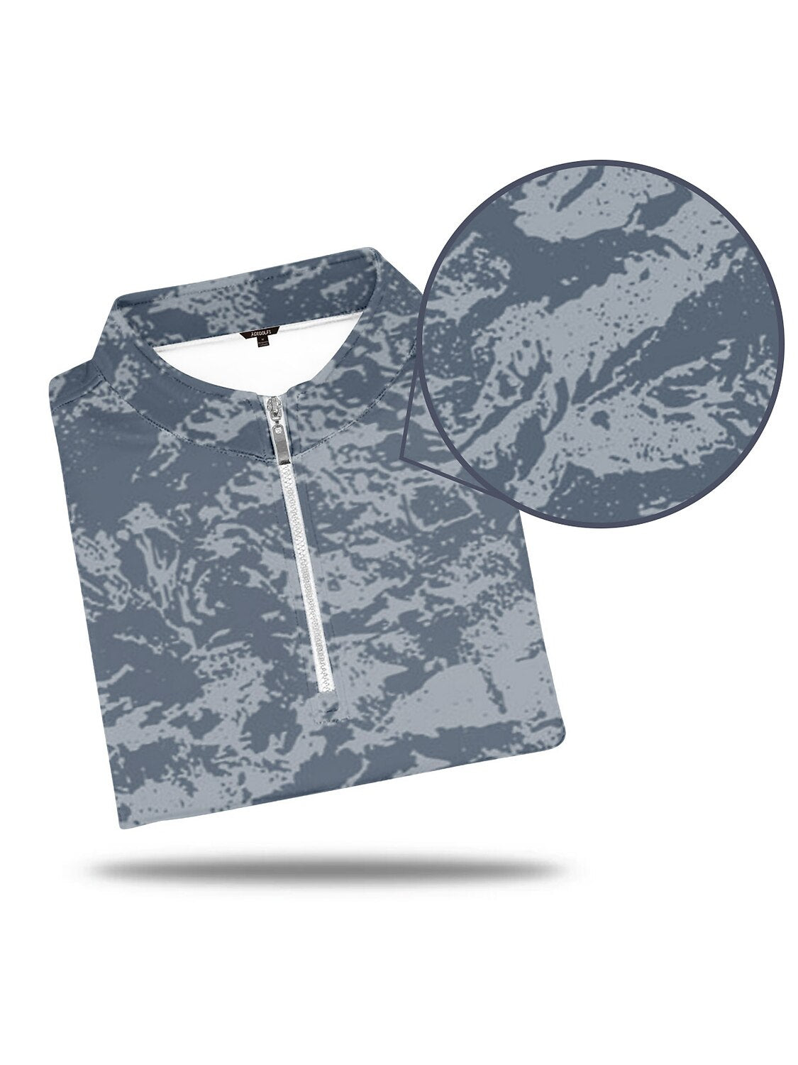 Inked Skins Men's Golf Shirt Quarterzip UPF50+