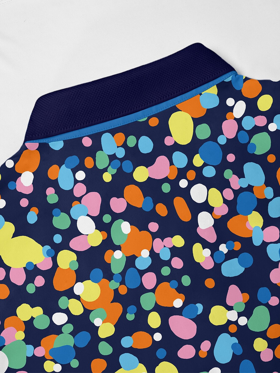 Hyper-prep Men's Ribbed Collar Polo Top UPF50+