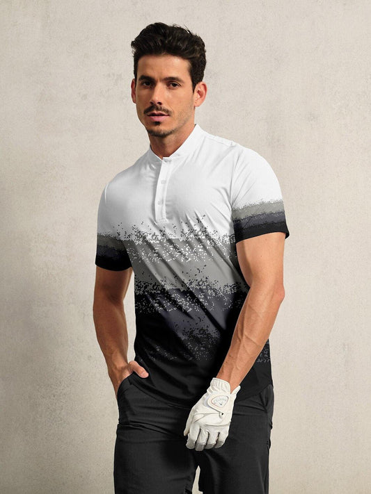 Air Brush Men's Golf Henley Shirt UPF50+