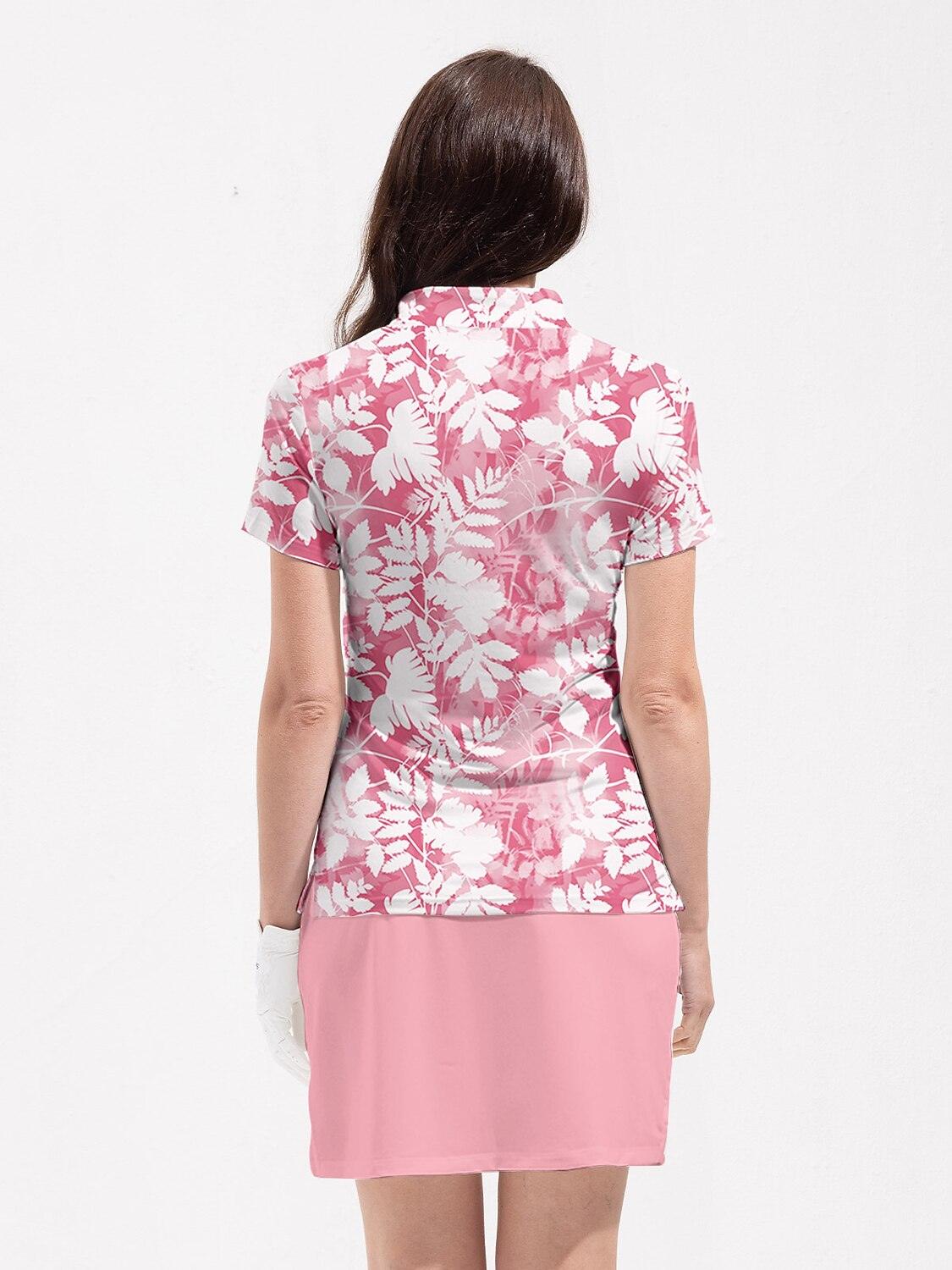 Botanical Energy Golf Shirt Quarterzip UPF50+