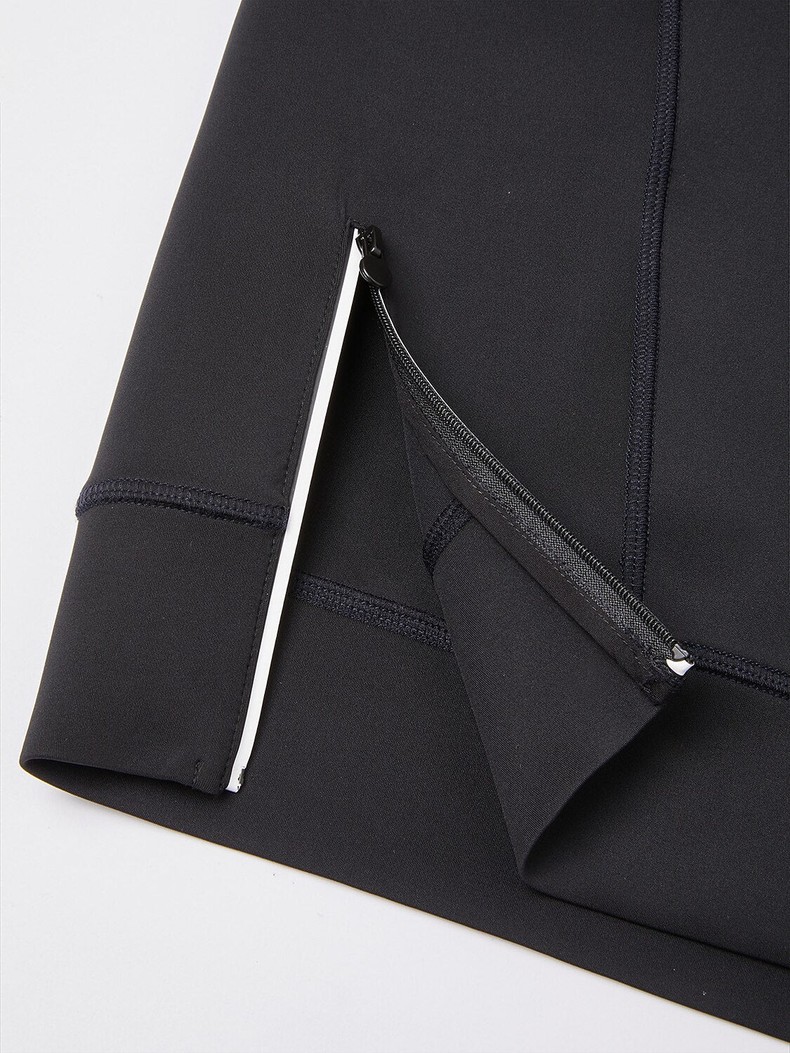 Basic Men's Irregular Zip Collar Long Sleeve Sweatshirt